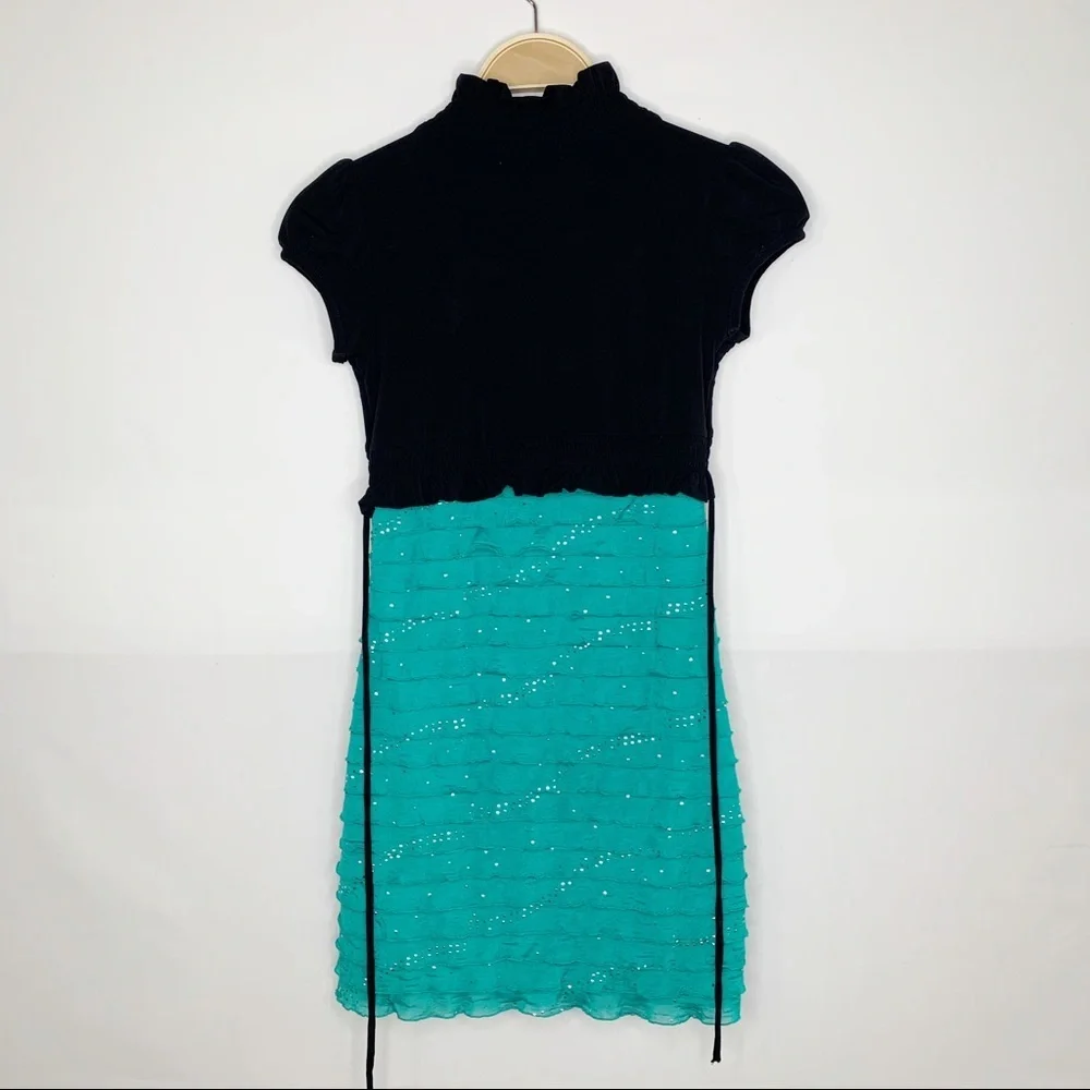 Speechless Girls Blue Sparkly Dress Size 8 - Picture 2 of 6